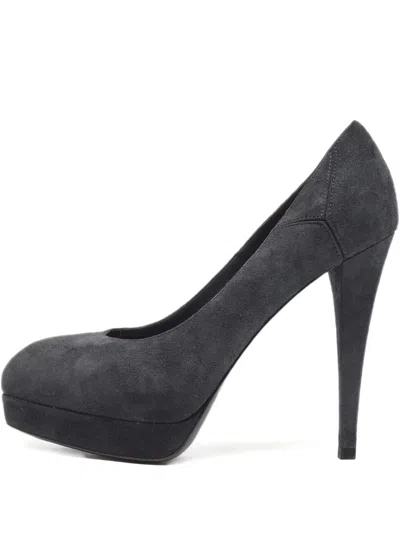 Pre-owned Saint Laurent 120mm Platform Heeled Pumps