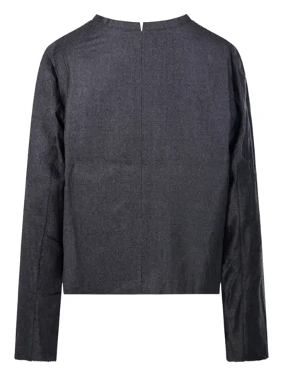 Sibel Saral Pocket Raw-edge Sweater