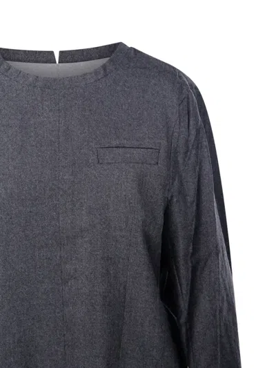 Sibel Saral Pocket Raw-edge Sweater