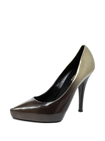 Pre-owned Le Silla 2023 115mm Gradient Pumps In Green