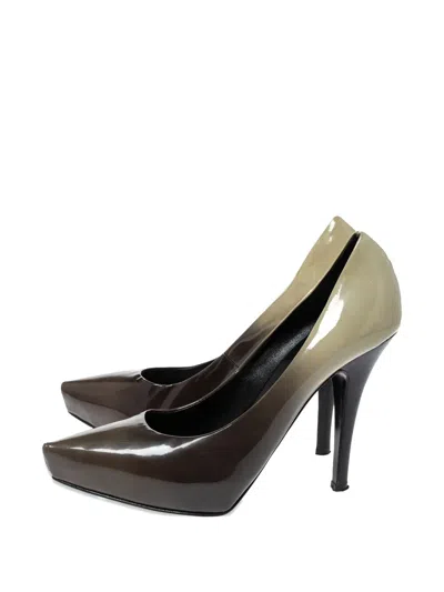 Pre-owned Le Silla 2023 115mm Gradient Pumps In Green