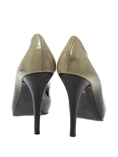 Pre-owned Le Silla 2023 115mm Gradient Pumps In Green