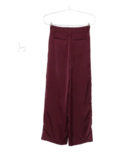 Ba&sh Charly Pleated-front Trousers In Burgundy