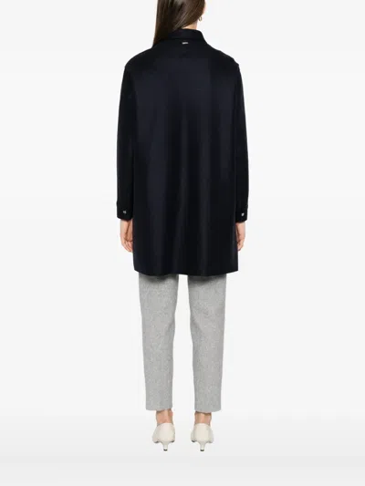 Herno Button-front Wool Shirt In Black