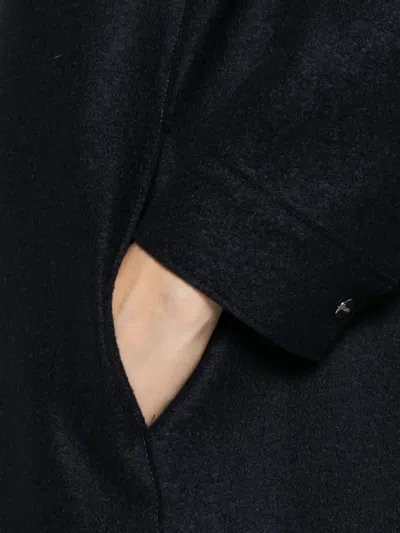 Herno Button-front Wool Shirt In Black