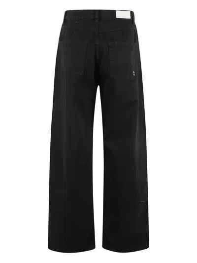 Icon Denim Jeans With Belt Loops In Black