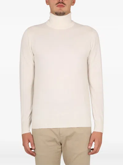 Aspesi Turtleneck Sweater In White