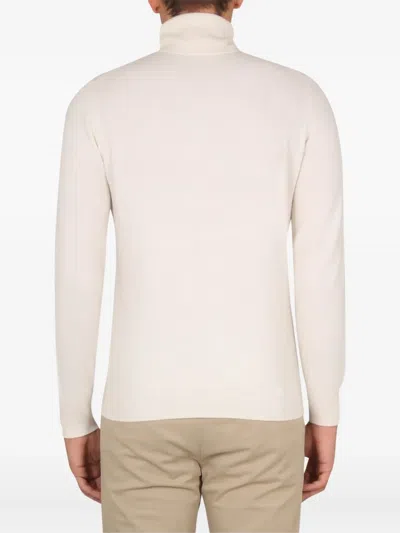Aspesi Turtleneck Sweater In White