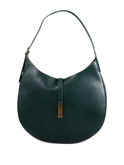 Polo Ralph Lauren Half-moon Leather Shoulder Bag