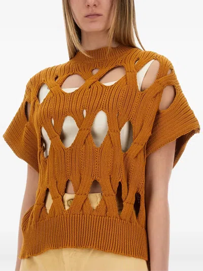 Alysi Hollow Knit Sweater