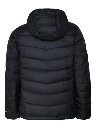 Columbia Logo-print Hooded Padded Jacket In Black