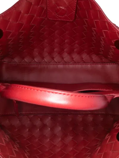Pre-owned Bottega Veneta 2012-2025 Lambskin Intrecciato East West Andiamo Top Handle Bag Satchel
