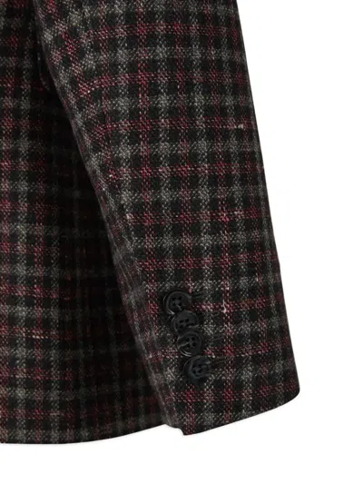 Scabal® Scabal Wool And Cashmere Blazer In Brown