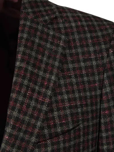 Scabal® Scabal Wool And Cashmere Blazer In Brown