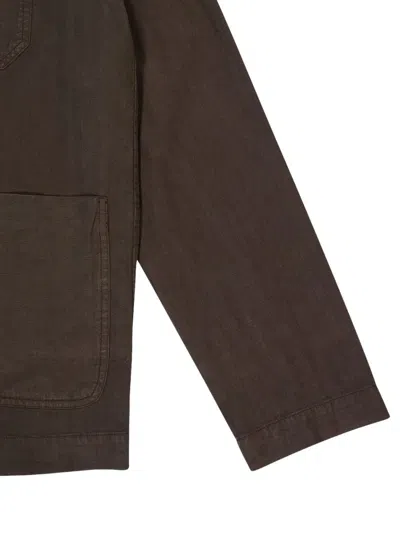 Frescobol Carioca Three-button Linen Blazer In Brown
