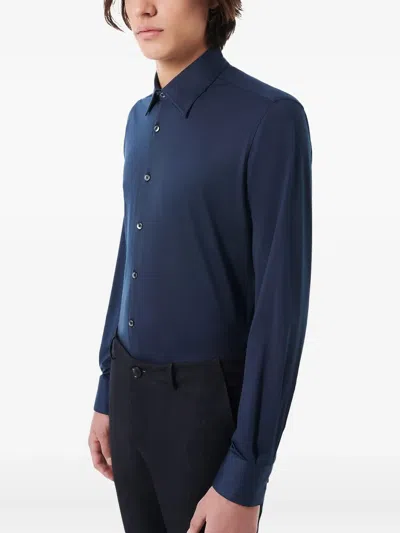 Rrd Long-sleeve Button-down Shirt In Blue