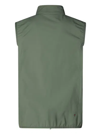 Save The Duck Zip-front Vest In Green