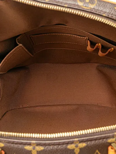 Pre-owned Louis Vuitton 2001 Monogram Sac A Dos Packall Satchel In Brown