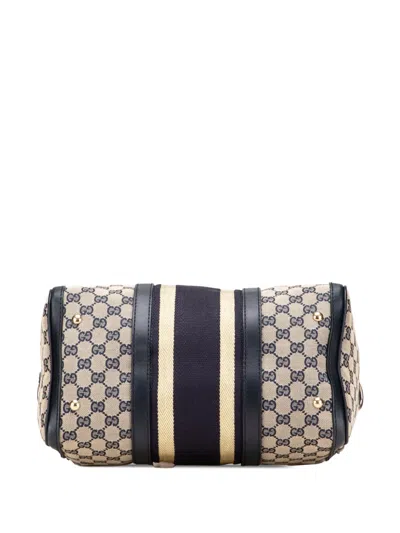 Pre-owned Gucci 2000-2015 Gg Canvas Web Joy Boston Bag Satchel