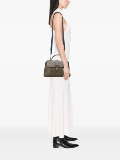 Pre-owned Bottega Veneta 2012-2025 Medium Intrecciato Trimmed Nappa Piazza Satchel