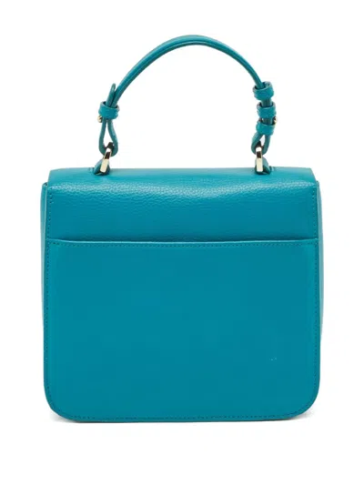 Pre-owned Aigner Vintage Leather Crossbody Bag In Blue