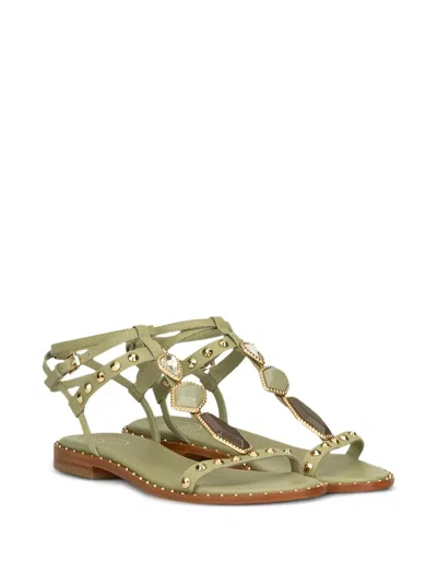 Ash Embellished Buckle Sandals