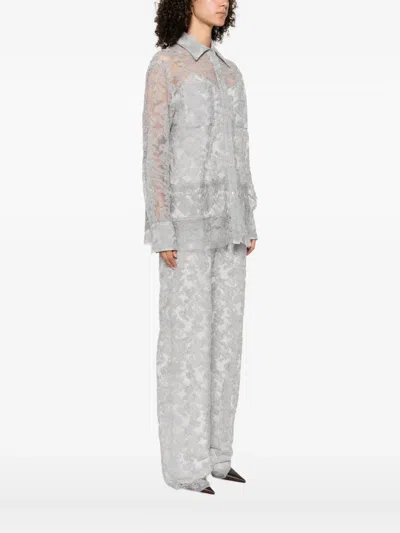 Ermanno Scervino Floral Lace Shirt
