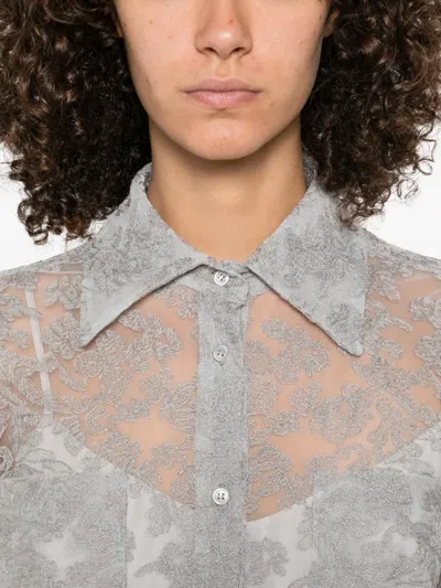 Ermanno Scervino Floral Lace Shirt