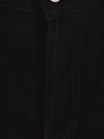 Alexander Mcqueen Straight-leg Cotton Jeans In Black