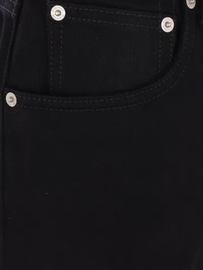 Alexander Mcqueen Straight-leg Cotton Jeans In Black