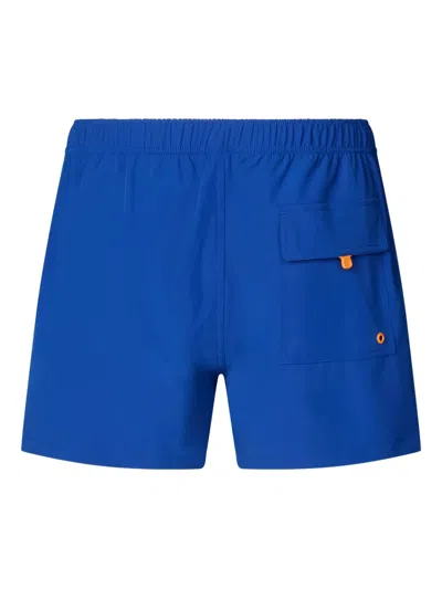 Save The Duck Drawstring Swim Shorts In Blue