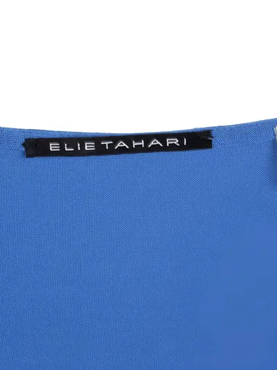 Pre-owned Elie Tahari Cowl-neck Draped Tank Top