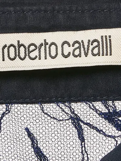 Pre-owned Roberto Cavalli Vintage  Embroidery Frill Shirt
