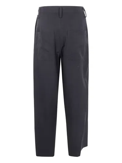Y's Button-fastening Wool Trousers