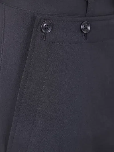 Y's Button-fastening Wool Trousers