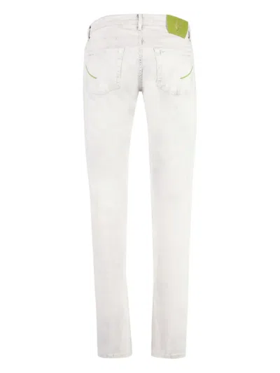 Hand Picked Orvieto Distressed Jeans In White