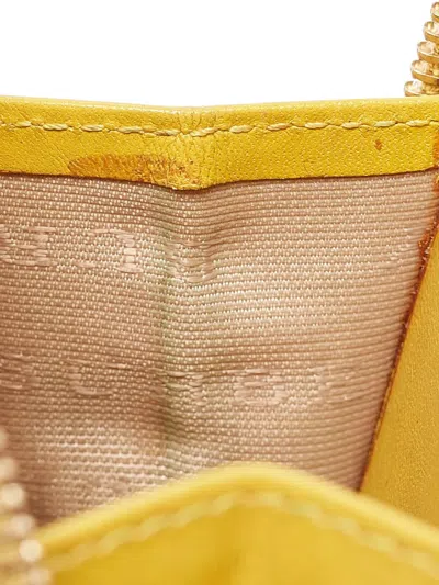 Pre-owned Burberry Checked Wallet In Neutral