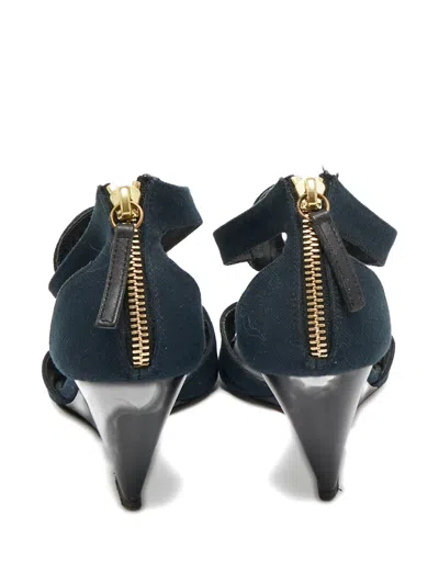 Pre-owned Giuseppe Zanotti Vintage  90mm Wedge Sandals