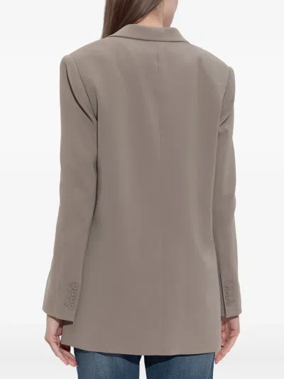 Michael Michael Kors Single-button Blazer In Brown