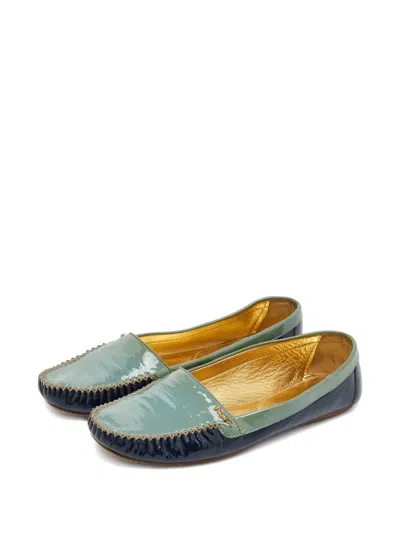 Pre-owned Prada Patent Leather Loafers