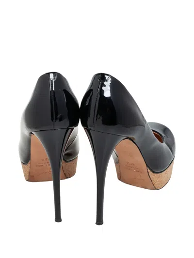 Pre-owned Giuseppe Zanotti Vintage  120mm Patent Leather Platform Pumps