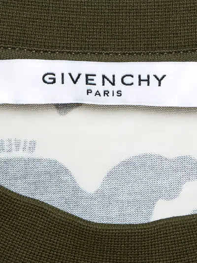 Pre-owned Givenchy Camouflage-print Logo-patch T-shirt