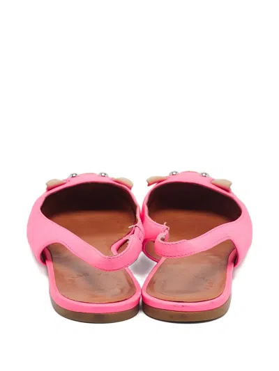 Pre-owned Marc Jacobs Vintage 2024  Mouse Face Slingback Flat Pumps