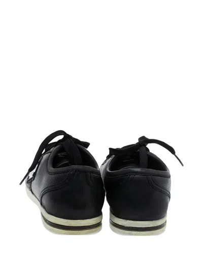 Pre-owned Dolce & Gabbana Leather Logo Sneakers