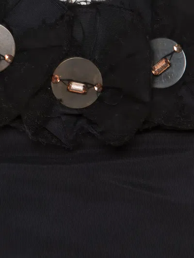 Pre-owned Marni Button-embellished Dress In Black