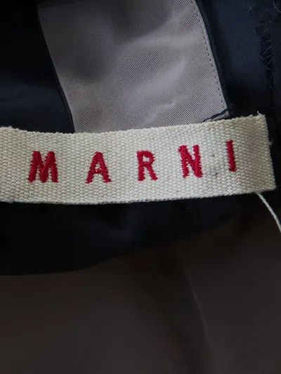 Pre-owned Marni Button-embellished Dress In Black