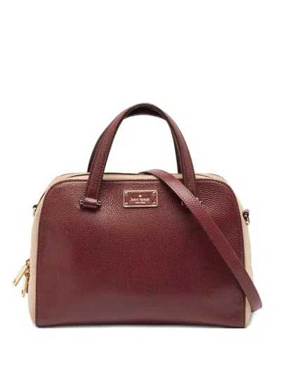 Pre-owned Kate Spade 2024  Felix Leather Tote Bag In Red