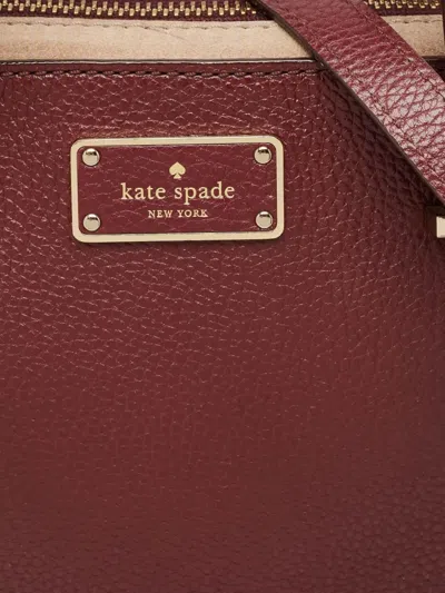 Pre-owned Kate Spade 2024  Felix Leather Tote Bag In Red