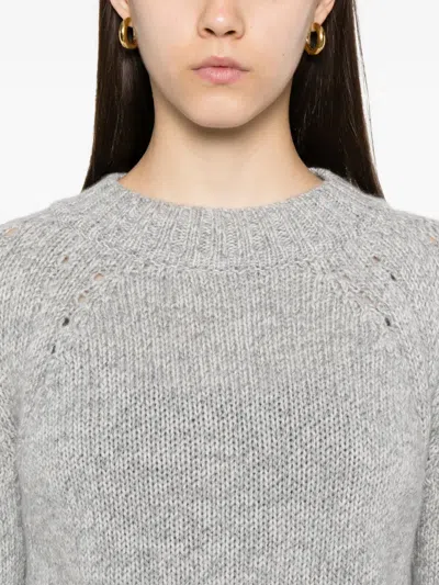 Ermanno Scervino Cashmere Sweater In Gray