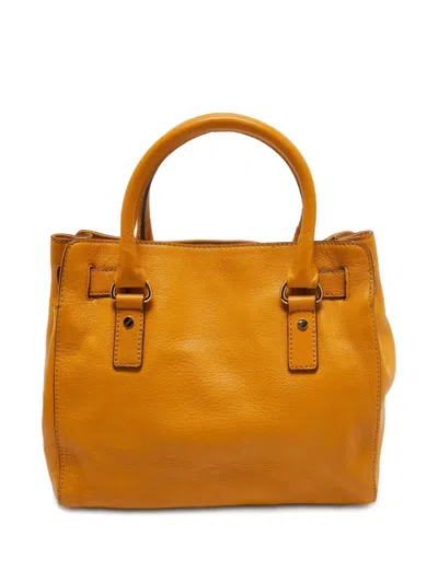 Pre-owned Michael Kors Vintage 2024 Hamilton Tote Bag In Yellow